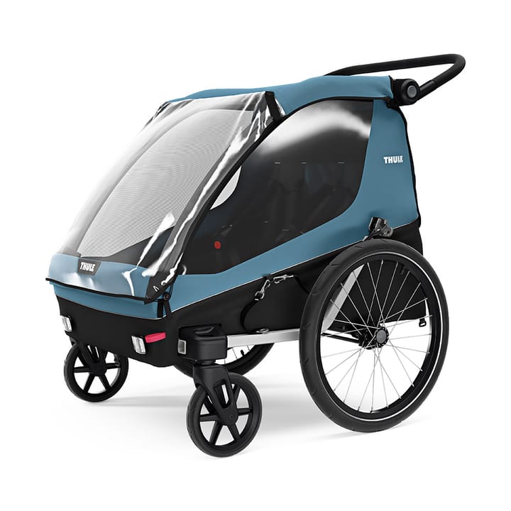 Courier 2-Sits Cykelvagn - Aegeaan Blue Thule