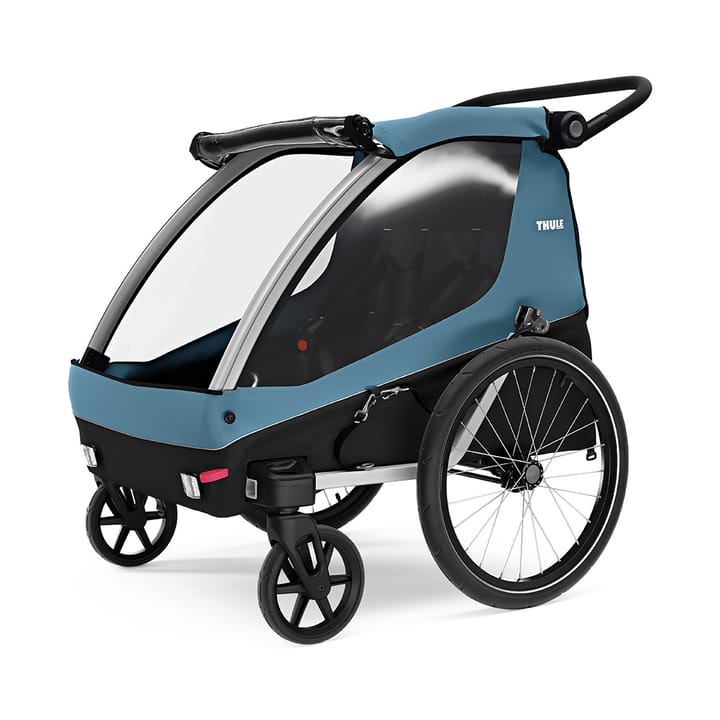 Courier 2-Sits Cykelvagn - Aegeaan Blue Thule