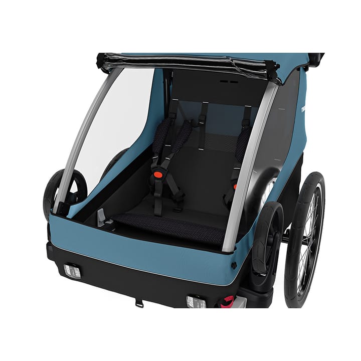 Courier 2-Sits Cykelvagn - Aegeaan Blue Thule