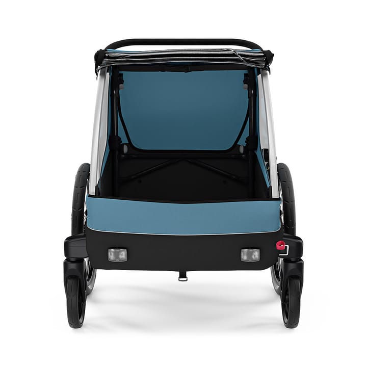 Courier 2-Sits Cykelvagn - Aegeaan Blue Thule