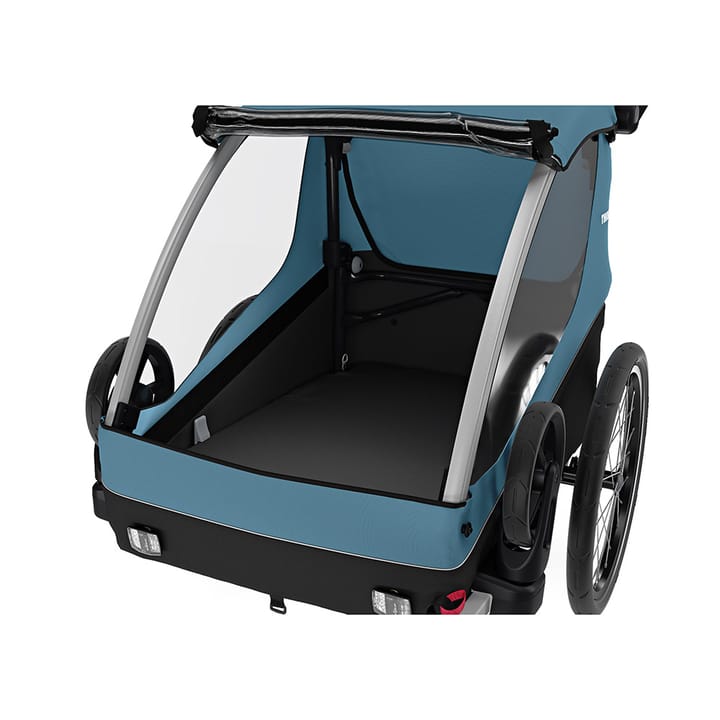 Courier 2-Sits Cykelvagn - Aegeaan Blue Thule