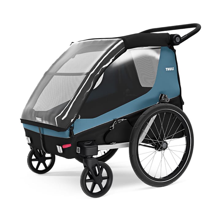 Courier 2-Sits Cykelvagn - Aegeaan Blue Thule