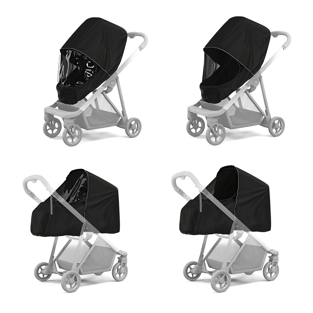 Product Image for Thule  Shine Regnskydd & Myggnät, Black - BabyWorld