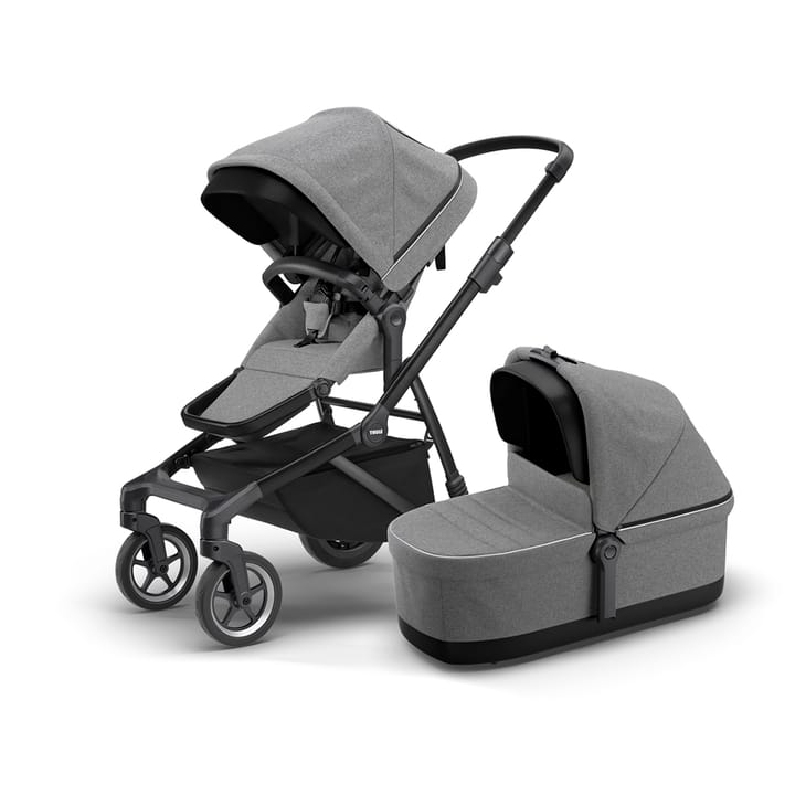 Sleek Duovagn - Black/Grey Melange Thule
