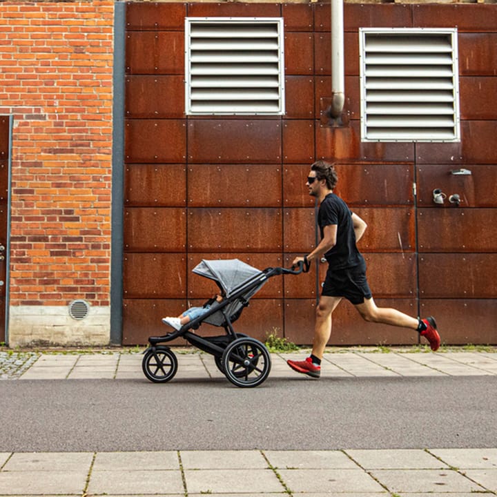 Urban Glide 2 Joggingvagn - Black/Grey Melange Thule