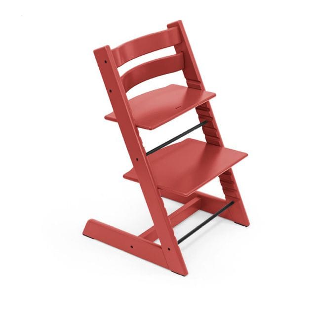 Tripp Trapp Stol - Warm Red Stokke