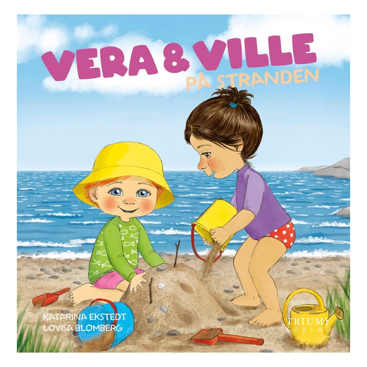 Vera och Ville på stranden Triumf Förlag