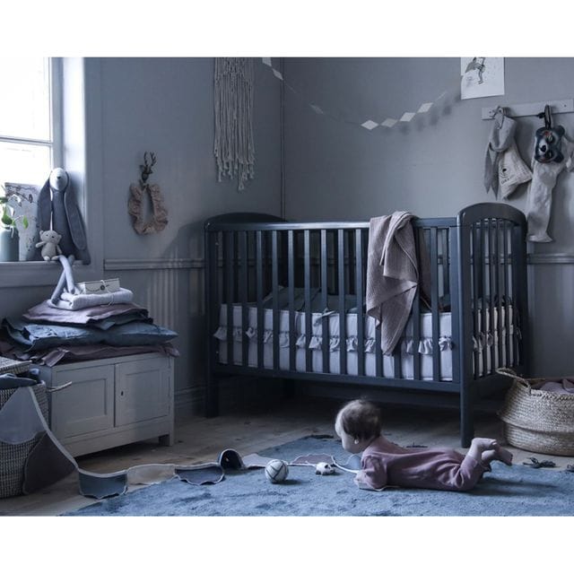 Lux Spjälsäng 60X120 cm - Seal Grey Troll