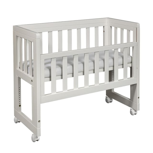 Oslo Bedside Crib - Vit Troll