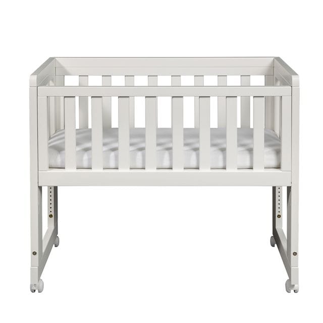 Oslo Bedside Crib - Vit Troll