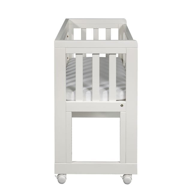 Oslo Bedside Crib - Vit Troll