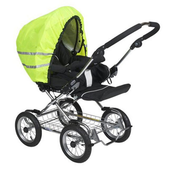 Tullsa Reflexhuva För Barnvagn Neongul