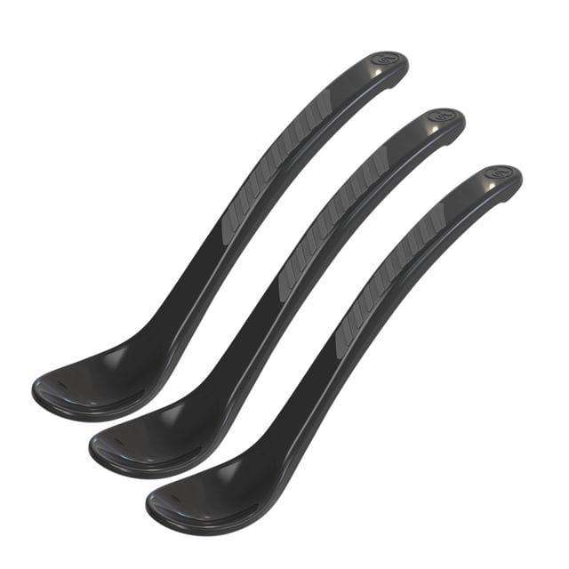 Matsked 6m+ 3-pack - Svart Twistshake