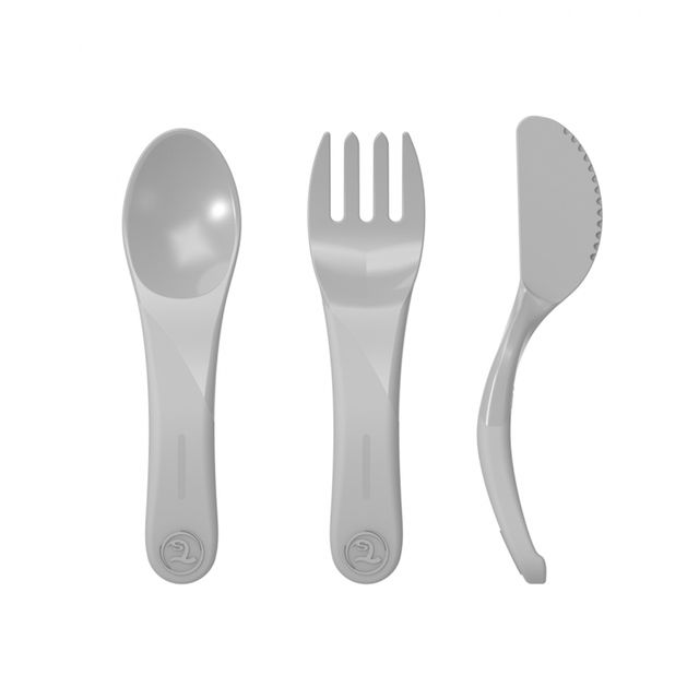 Product Image for Twistshake  Äta-Själv-Set Pastell, Grå - BabyWorld