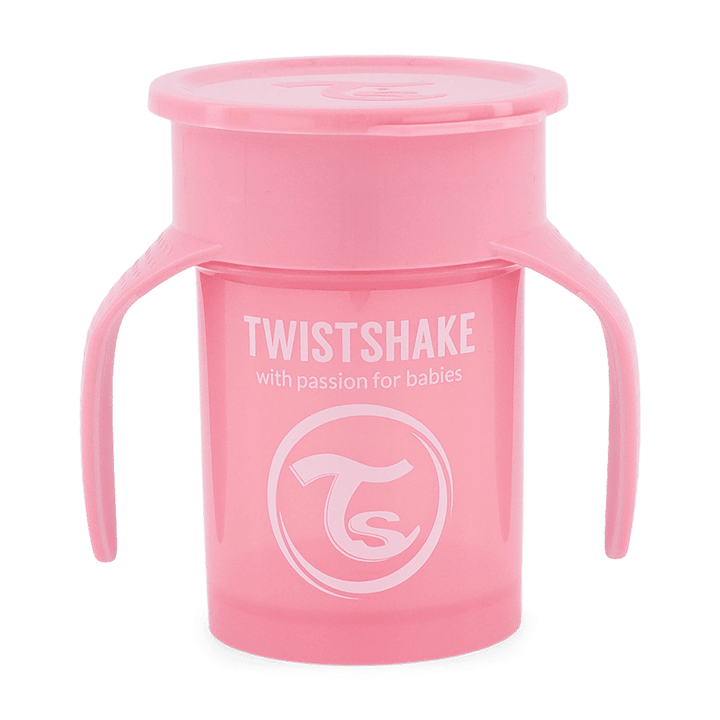 Mugg Med Handtag 6+ Mån - Pink Twistshake
