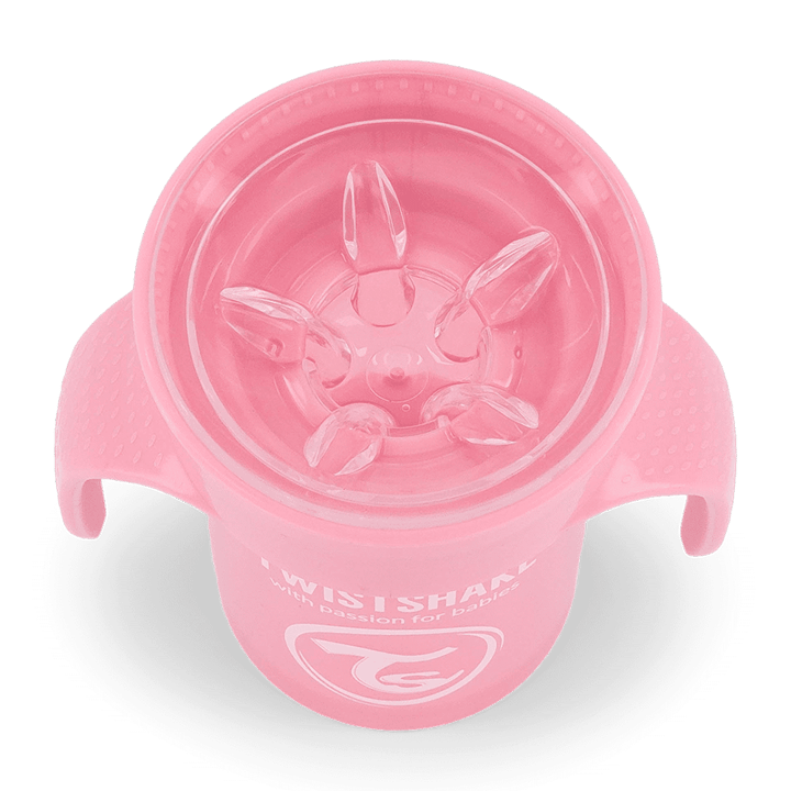 Mugg Med Handtag 6+ Mån - Pink Twistshake