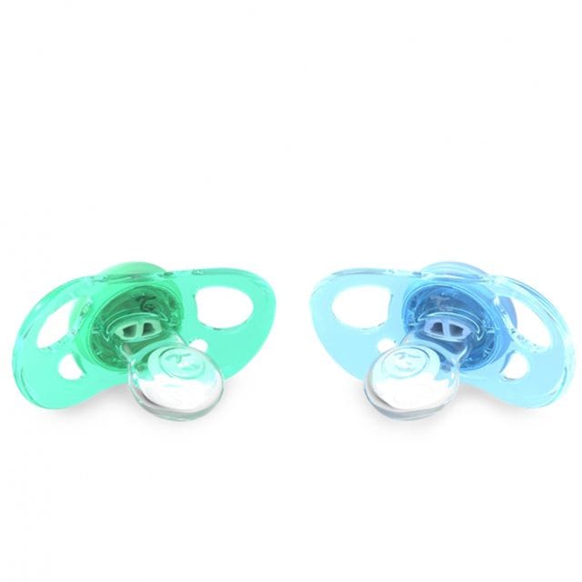 Napp 2-pack Pastell Blå/Grön 6mån+ Twistshake