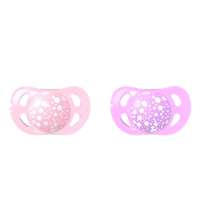 Napp 2-pack Pastell Rosa/Lila 0-6mån Twistshake