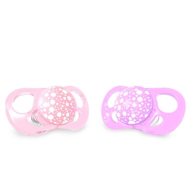 Napp 2-pack Pastell Rosa/Lila 6mån+ Twistshake