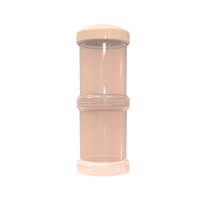 Pulverbehållare 2 x 100ml Pastell - Peach Twistshake