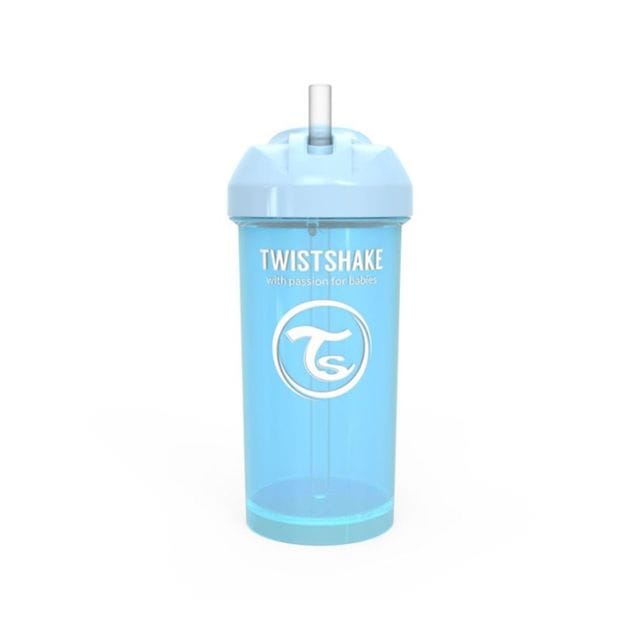 Straw Cup 360ml 6m+ Pastell - Blå Twistshake