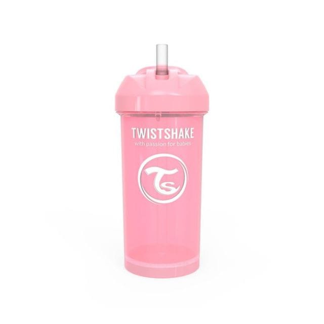 Straw Cup 360ml 6m+ Pastell - Rosa