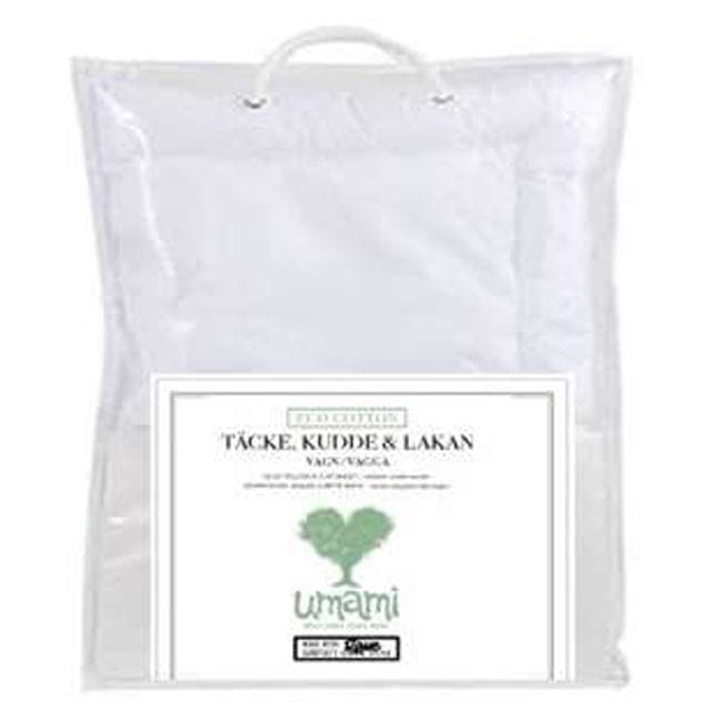 Täcke, Kudde & Lakan Eco Cotton Vagn/Vagga Umami