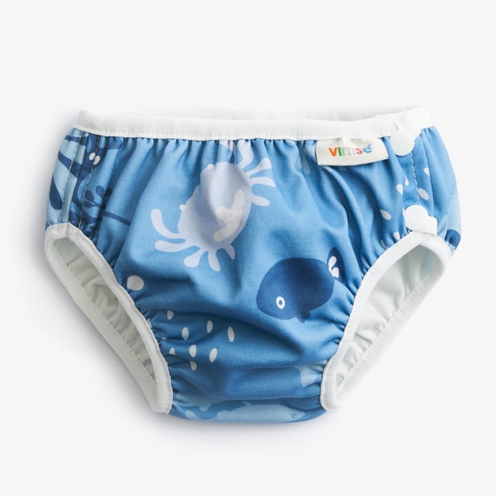 Badblöja Sidoknäppt - Blue Whale Vimse