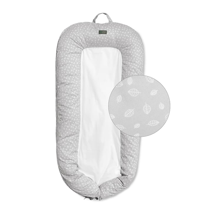 Babynest Nordic Leaf - Calm Grey Vinter & Bloom