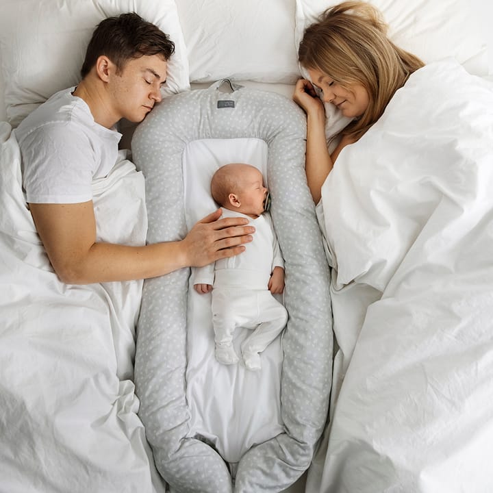 Babynest Nordic Leaf - Calm Grey Vinter & Bloom