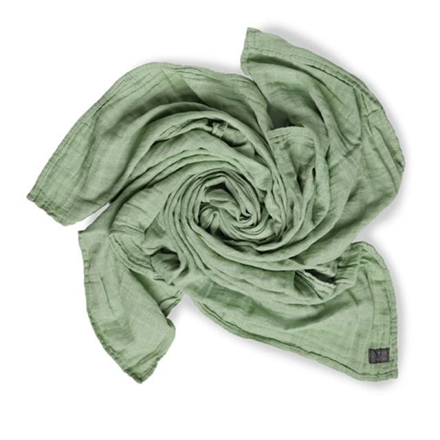 Filt Single Muslin EKO - Meadow Green Vinter & Bloom