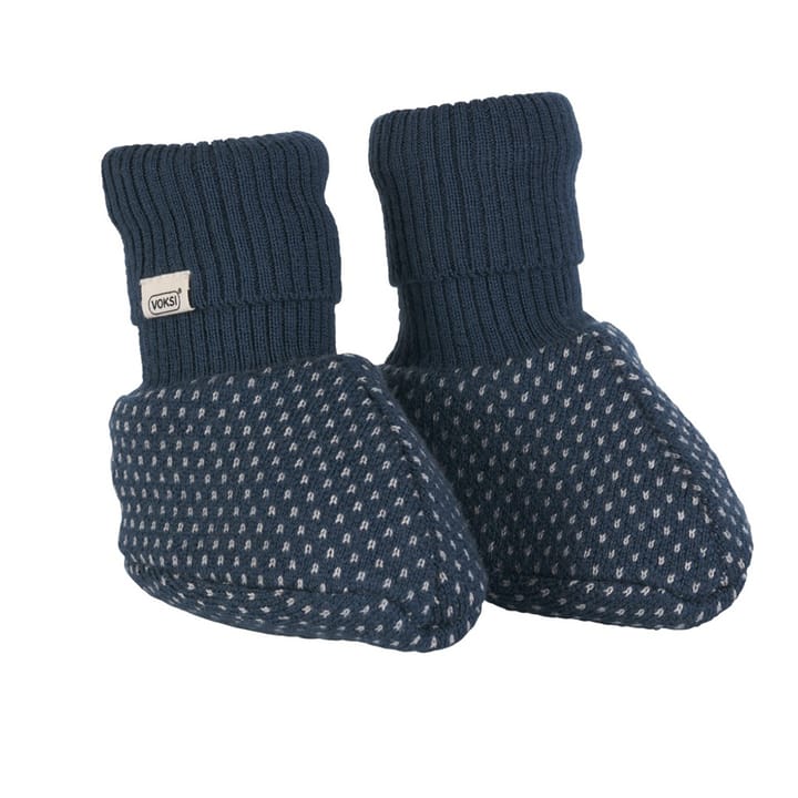 Ulltossor Jacquard - Poppy Blue Voksi