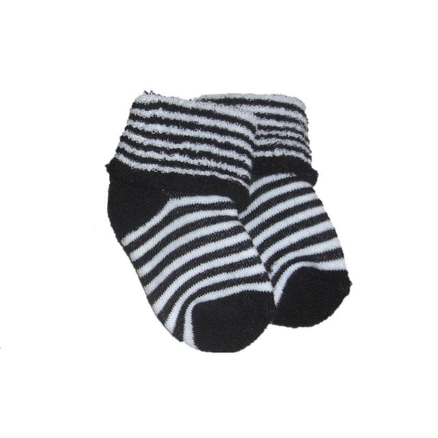 Babystrumpor 2-pack - Svart/Vit Wiges