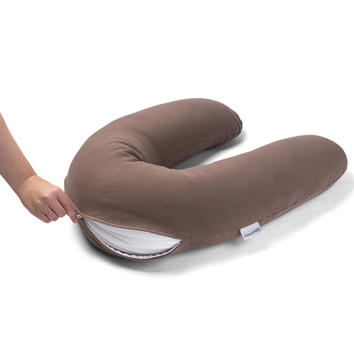 Amnings- och Gravidkudde Quilt - Choklad Doomoo