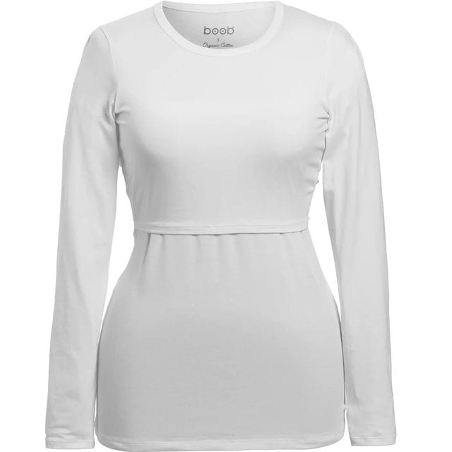 Classic L/S Topp White Boob