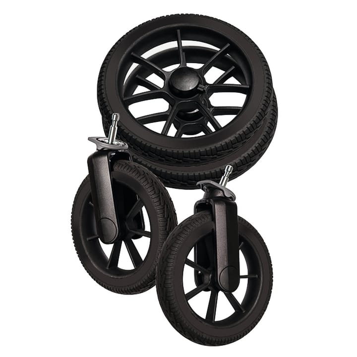 NXT90/F Hjulpaket (4 St) (2023) - Ecco Solight Black Emmaljunga