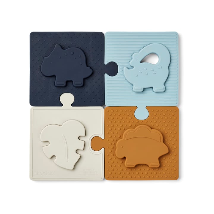 Bodil Pussel - Dino/Sea Blue Multi Mix Liewood