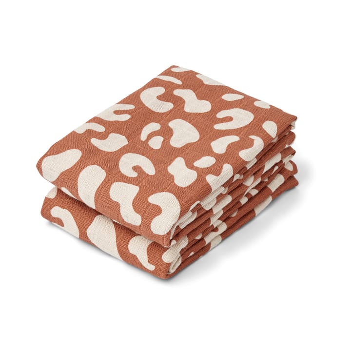 Lewis Muslinfilt 2-Pack - Mega Leo/Tuscany Rose Liewood