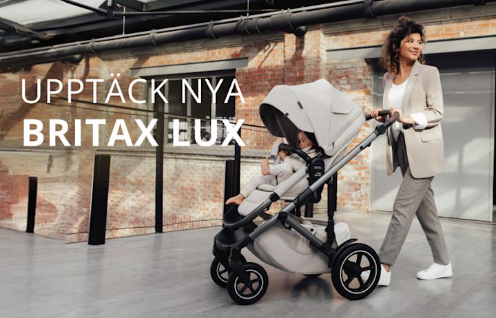 Britax barnvagn från Lux-kollektion.