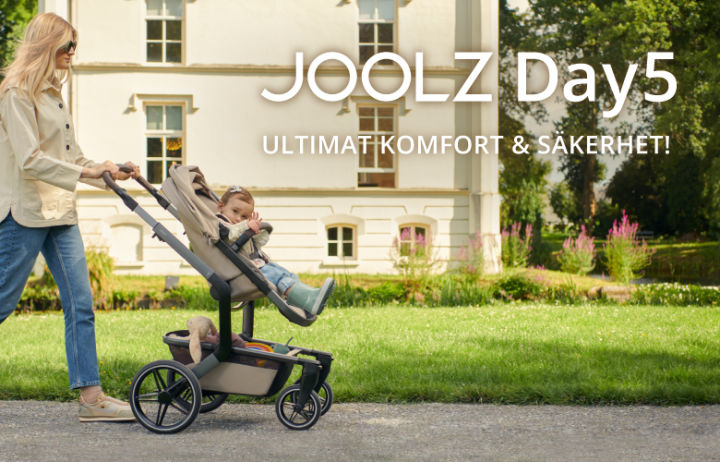 Barn vinkar i Joolz nya barnvagn: Day5