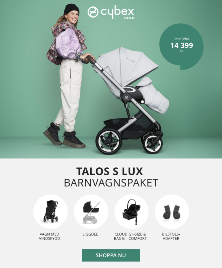 Cybex Talos barnvagnspaket
